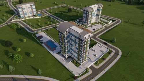 Apartments for Sale in Alanya Demirtaş Project