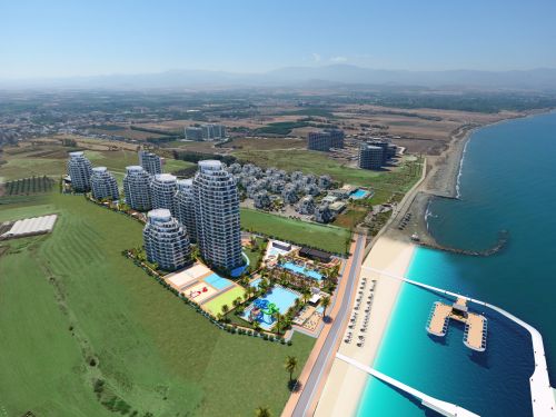 Luxury Apartments with Sea and Mountain Views in Gaziveren, Lefke