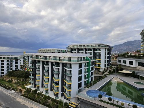 Konak Seaside Resort 3+1 Wohnung mit Meerblick in Kargicak