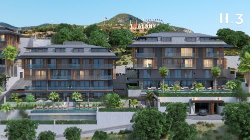 The Highlands 3 (Luxus-Wohnprojekt in Hasbahçe, Alanya)
